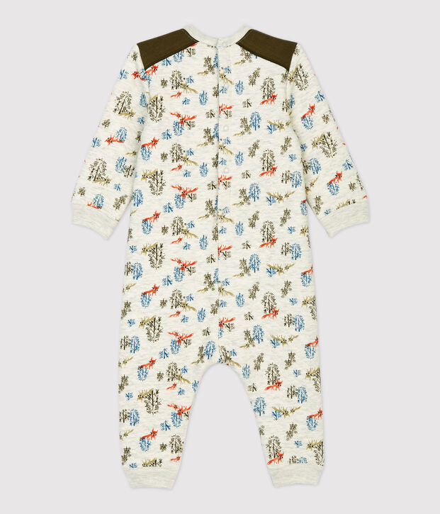 Combinaison matelass&eacute;e b&eacute;b&eacute;. beige/multicouleur